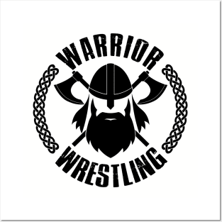 Warrior Wrestling Viking Axes Posters and Art